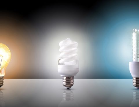 Ampoules LED à culot E27 diffusant 3 couleurs d'éclairage différentes : blanc chaud, blanc neutre, blanc froid